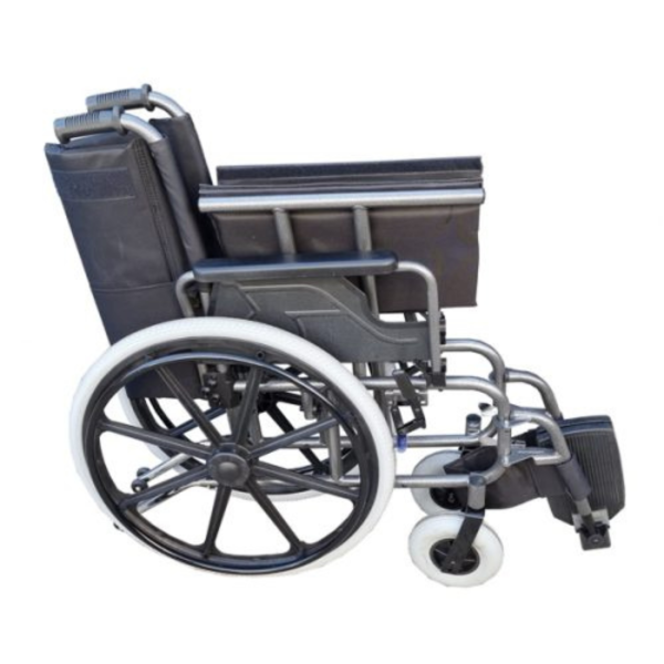 Bariatric Manual Wheelchair with Removable leg rests Foldable 130kg weight capacity-Premium Bariatric Wheelchair - Image 2