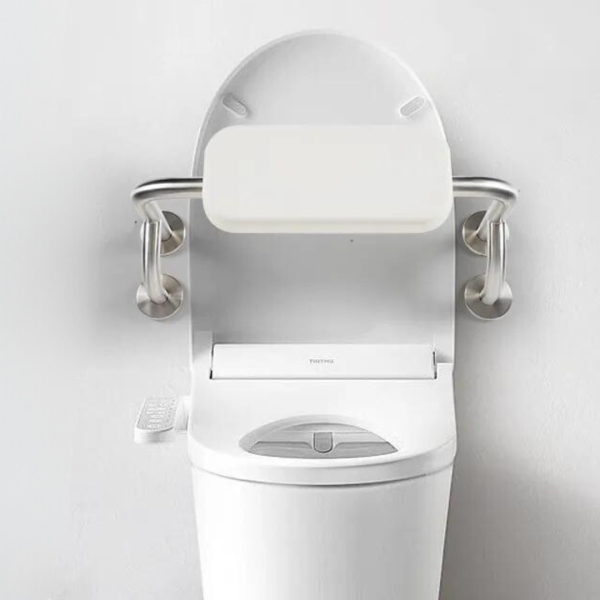 Toilet Backrest Support for Accessible Toilets - Cushioning, Easy Installation, Hygienic Padding