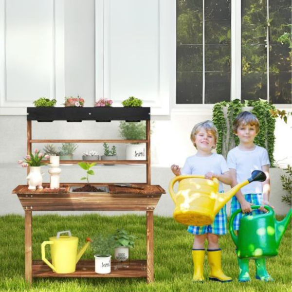 Children's Wooden Potting Bench