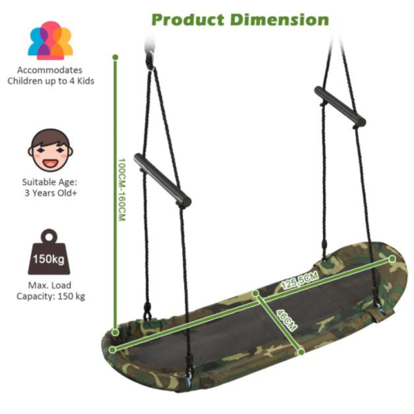 Kids Adjustable Sensory Swing | Adjustable Height | 150Kg Weight Capacity